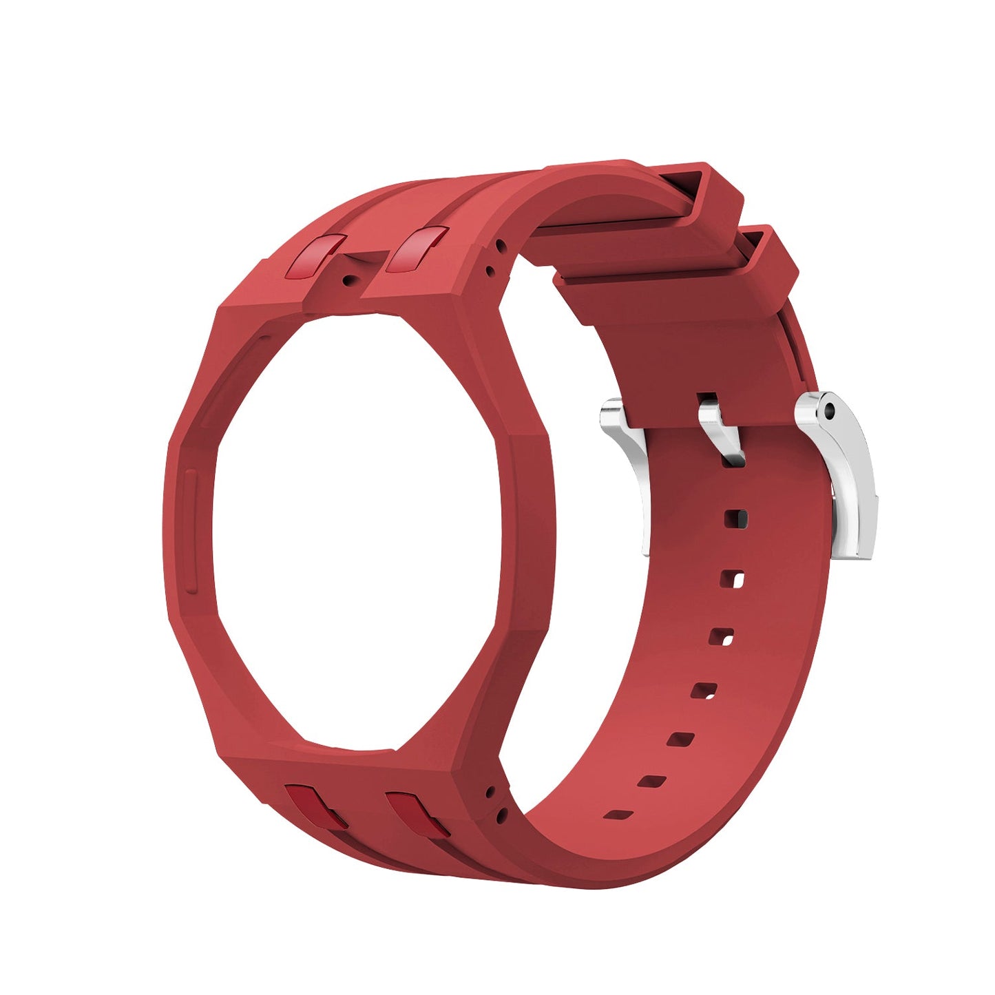 Oak Pop Exclusive Red Silicone Strap