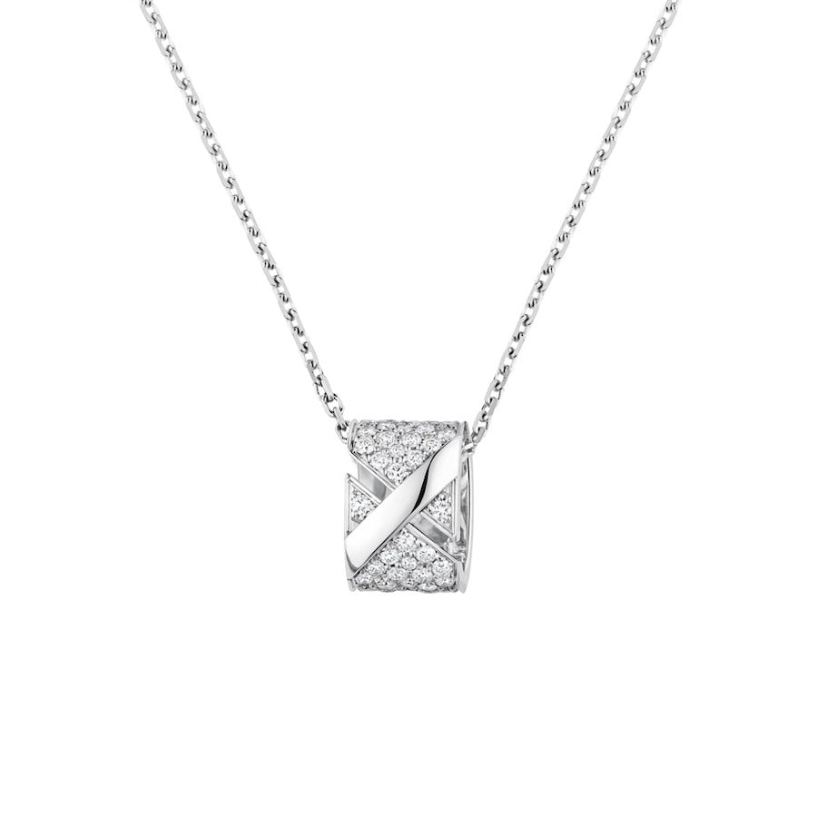 [Elowen Jewels]LIENS EVIDENCE DIAMOND PAVED NECKLACE