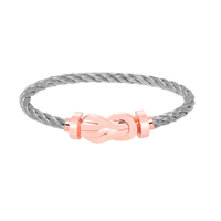 [Elowen Jewel]CHANCE LARGE 8 FIGURE BUCKLE NO DIAMOND BRACELET ROSE GOLD