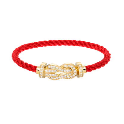 [Elowen Jewels]CHANCE LARGE 8 FIGURE BUCKLE FULLDIAMOND BRACELET GOLD