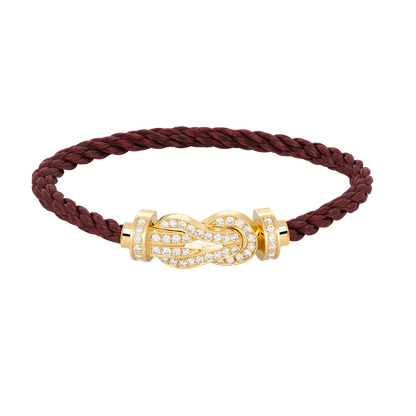 [Elowen Jewels]CHANCE LARGE 8 FIGURE BUCKLE FULLDIAMOND BRACELET GOLD