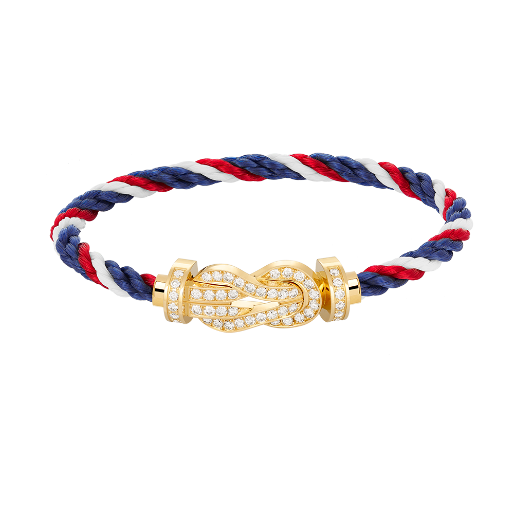 [Elowen Jewels]CHANCE LARGE 8 FIGURE BUCKLE FULLDIAMOND BRACELET GOLD
