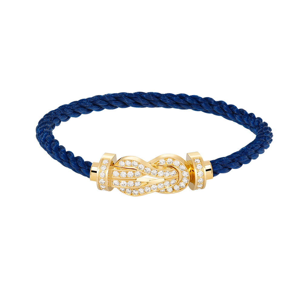 [Elowen Jewels]CHANCE LARGE 8 FIGURE BUCKLE FULLDIAMOND BRACELET GOLD
