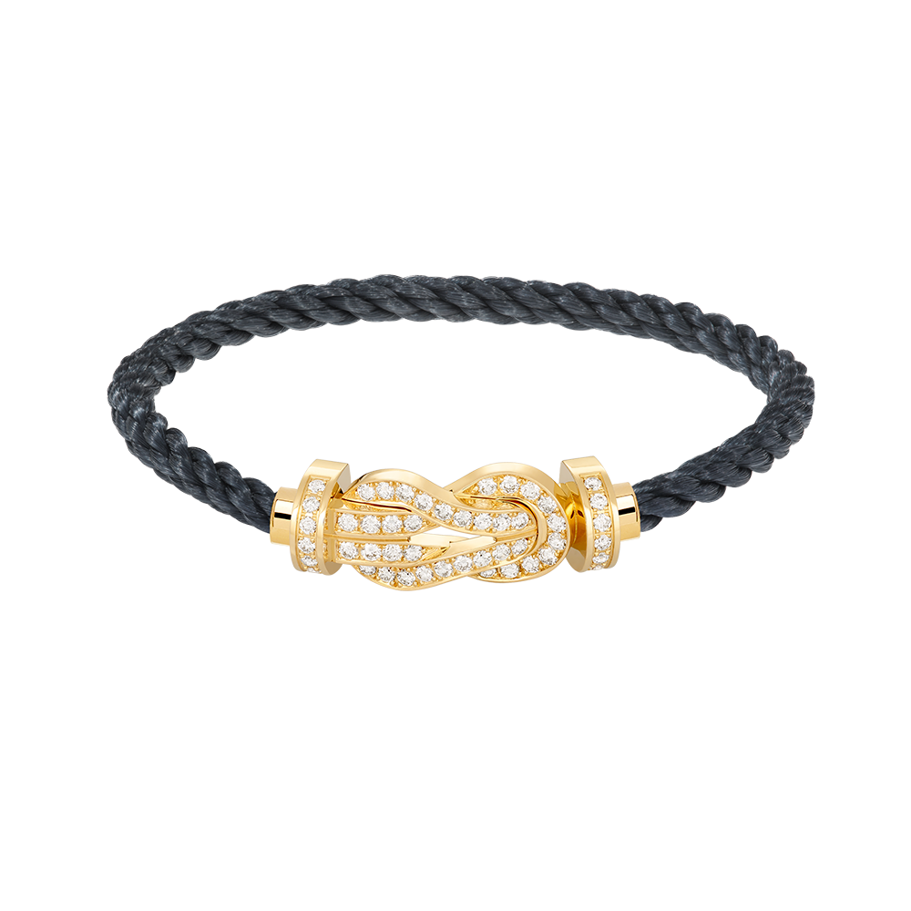 [Elowen Jewels]CHANCE LARGE 8 FIGURE BUCKLE FULLDIAMOND BRACELET GOLD