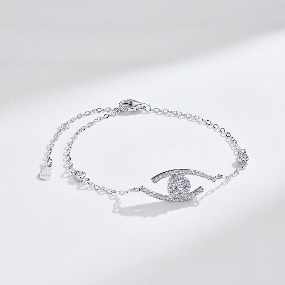 [Elowen Jewelry]Lucky Eye Pave-Set Diamond Bracelet