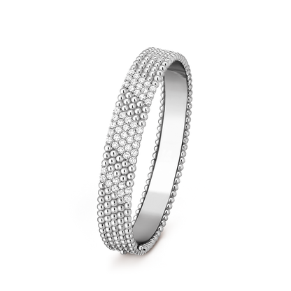 [Elowen-jewel]  FIVE-ROW DIAMOND BRACELET