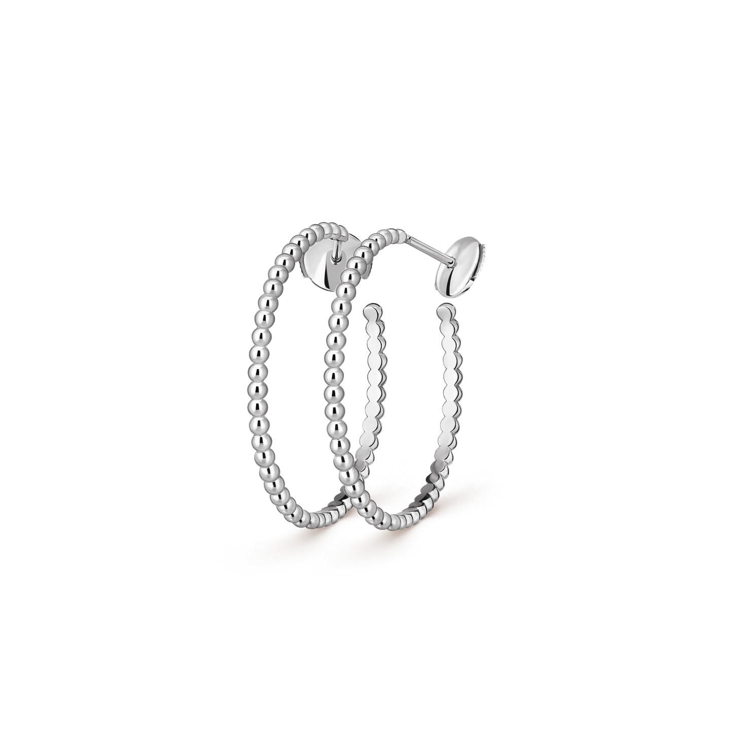[Elowen-jewel] SMOOTH BEAD STUD EARRINGS