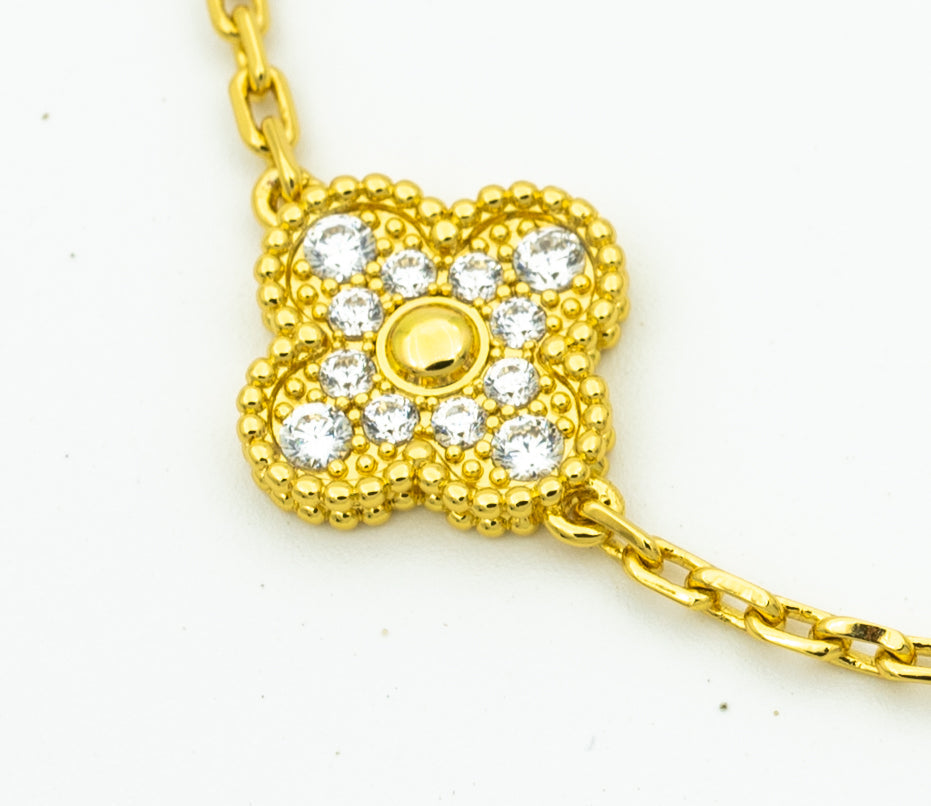 [Elowen Jewels] CLOVER 5 MOTIF LASER BRACELET COLLECTION