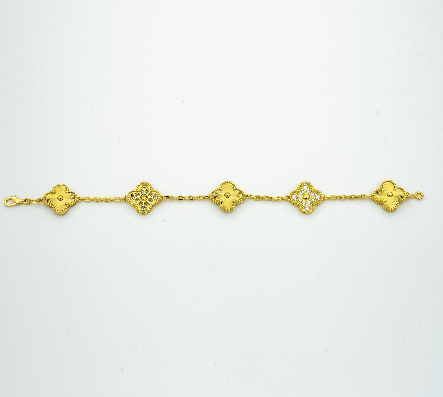 [Elowen Jewels] CLOVER 5 MOTIF LASER BRACELET COLLECTION