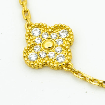 [Elowen Jewels] CLOVER 5 MOTIF LASER BRACELET COLLECTION
