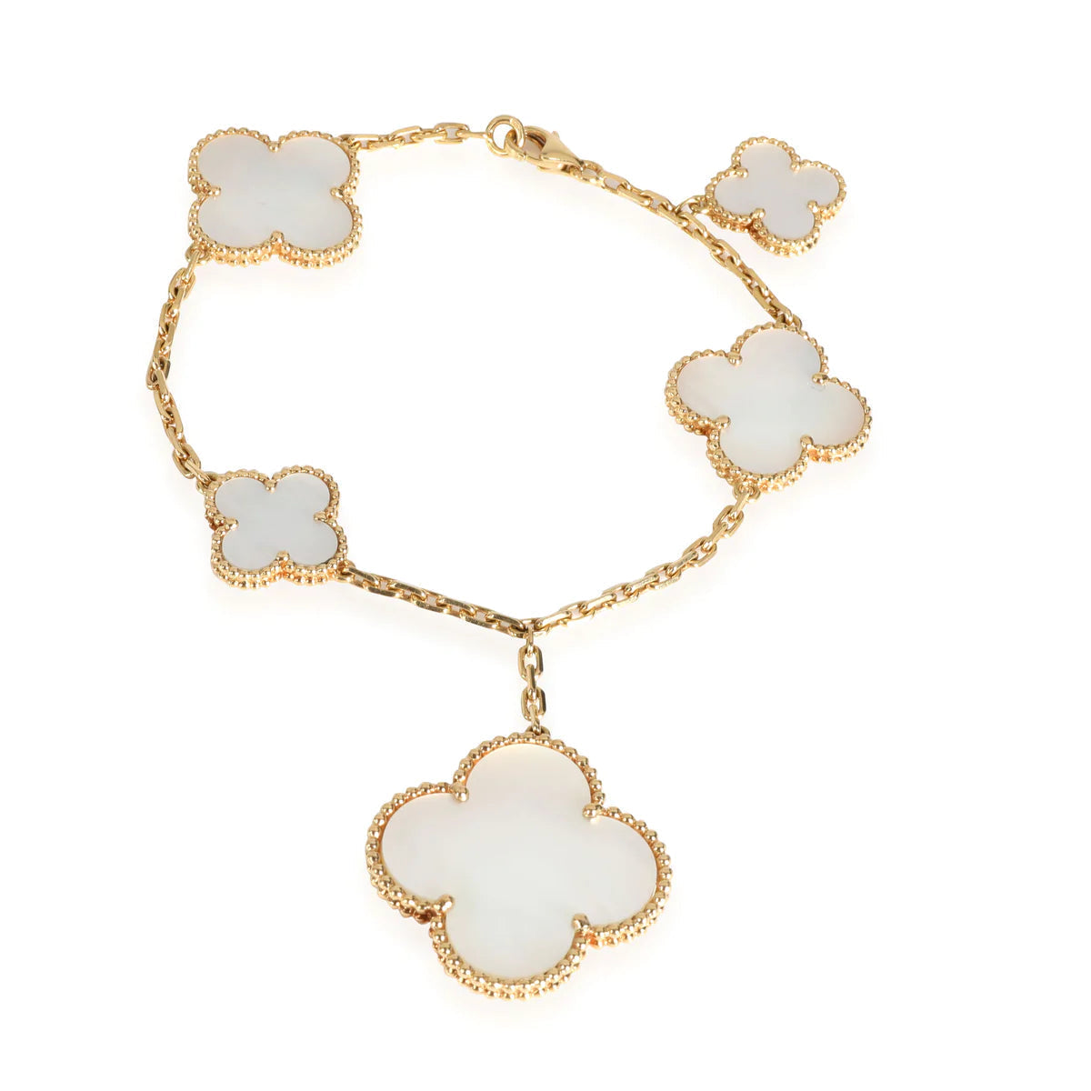 [Elowen Jewels]MAGIC CLOVER MOP GOLD BRACELET 5 MOTIFS