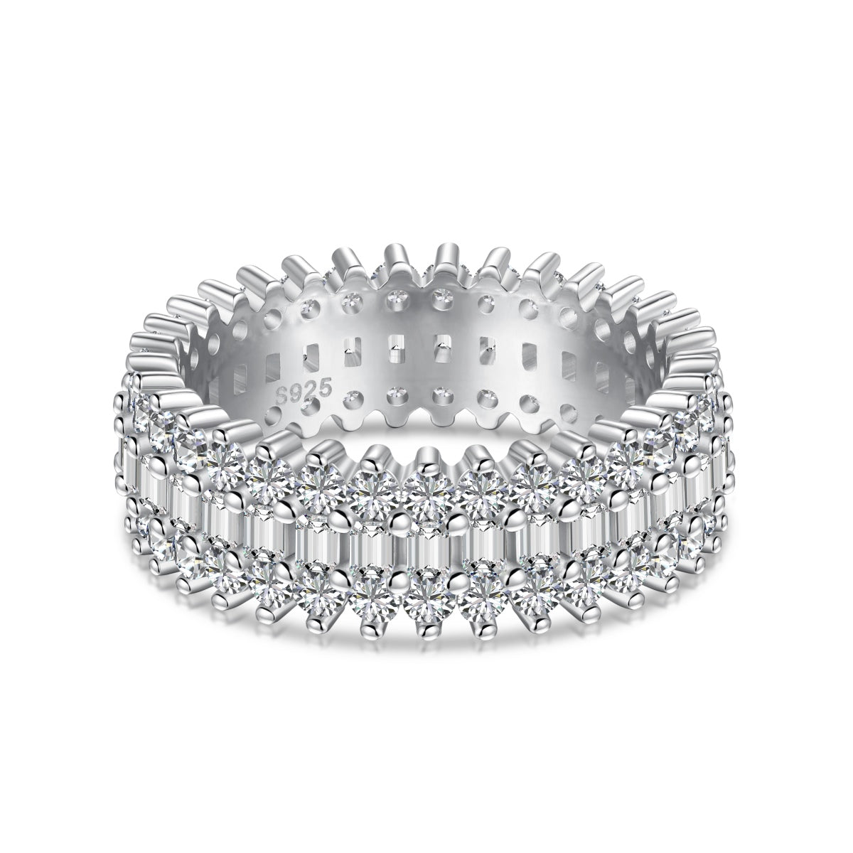 [Elowen Jewels]Ornate Colorful Radiant Cut Daily Ring