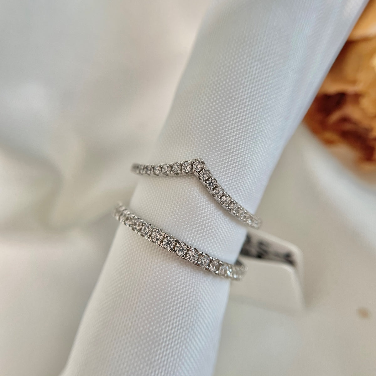 [Elowen Jewels]Elaborate Tennis Band Ring