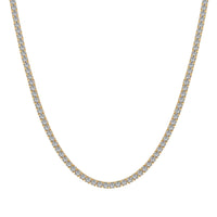 [Elowen Jewel]Delicate Round Shape Tennis Necklace