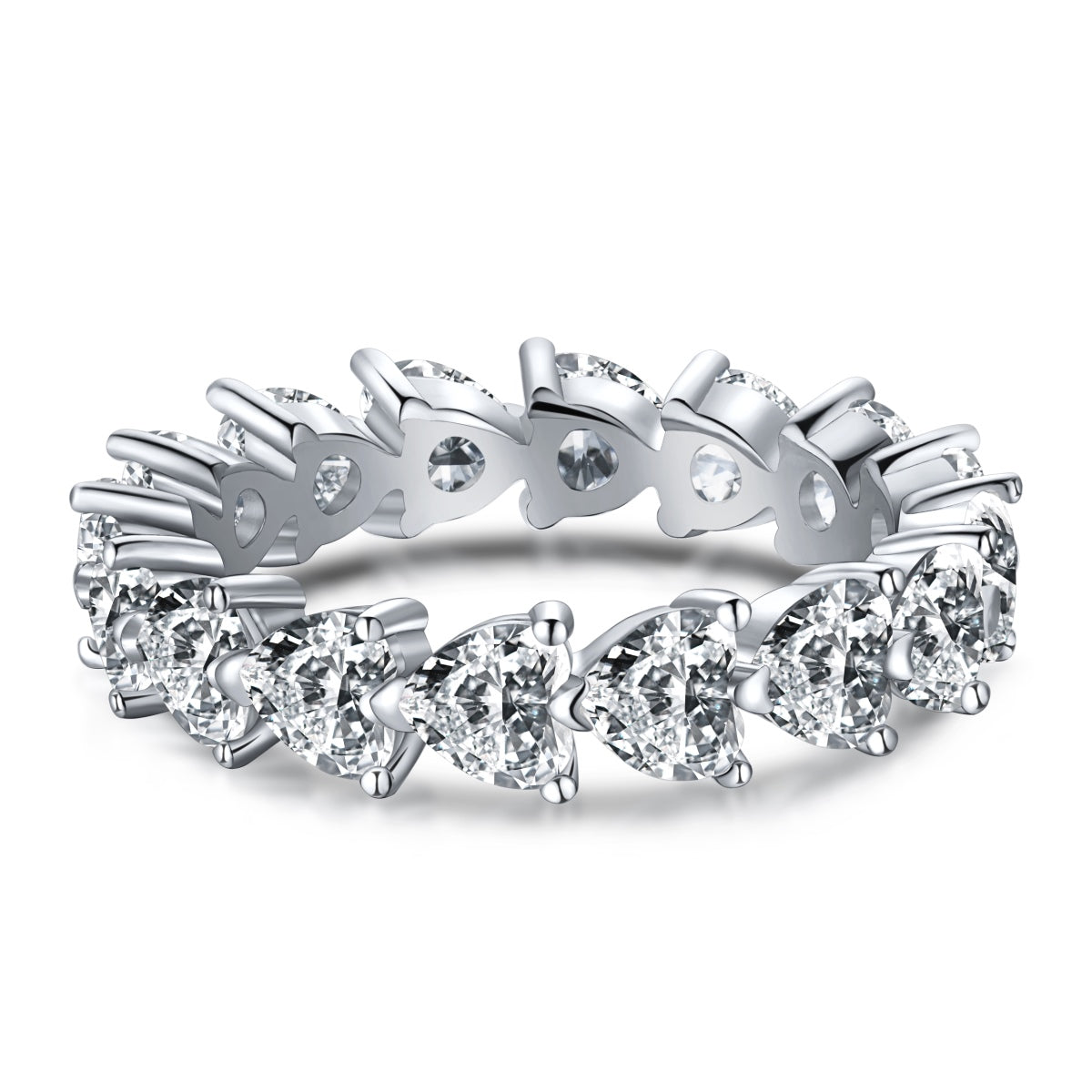 [Elowen Jewels]0.25 Carat Radiant Romance Heart Cut Lover Ring
