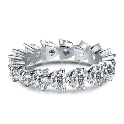 [Elowen Jewels]0.25 Carat Radiant Romance Heart Cut Lover Ring