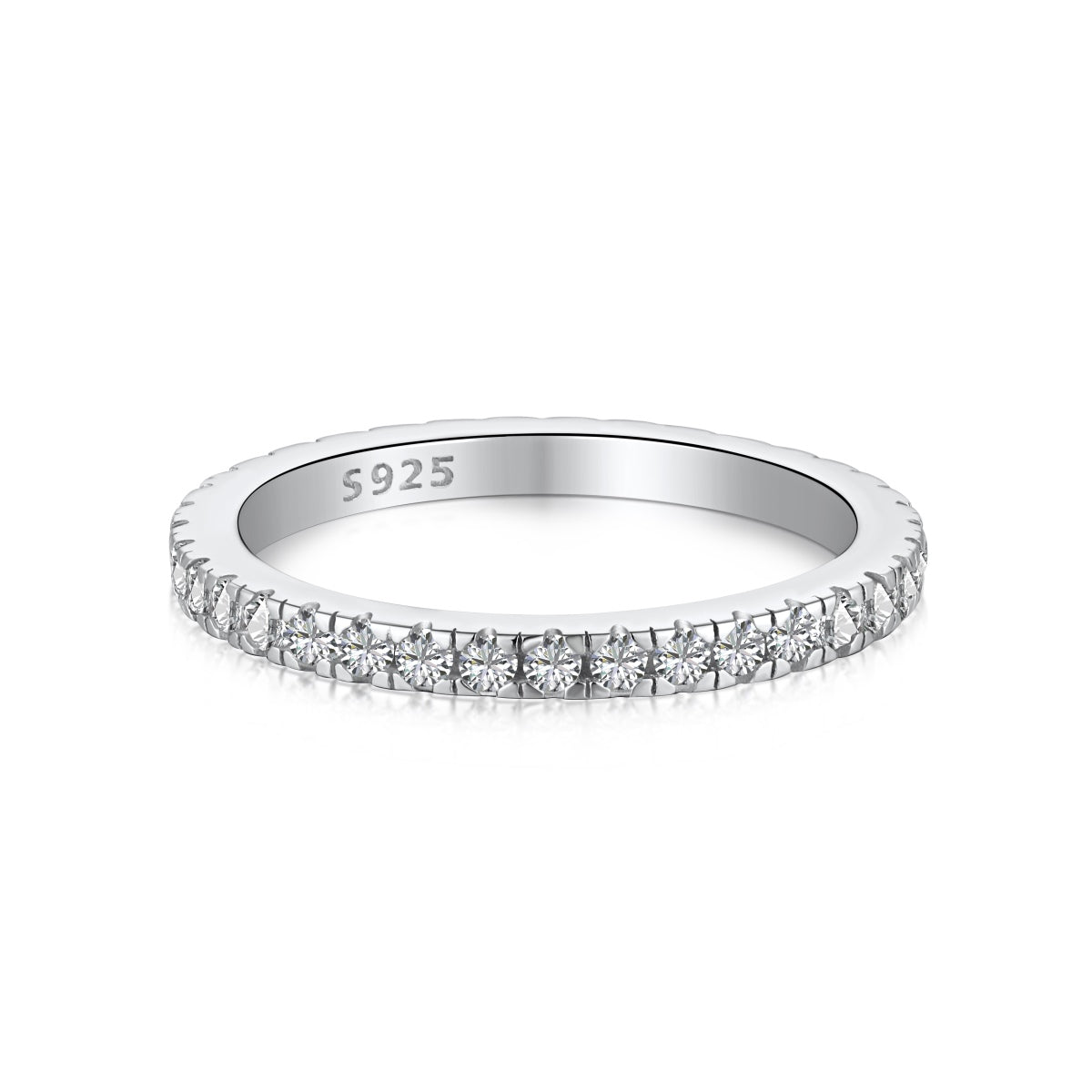 [Elowen Jewels]Delicate Sparkling Round Cut Daily Ring