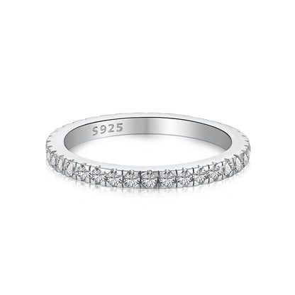 [Elowen Jewels]Delicate Sparkling Round Cut Daily Ring