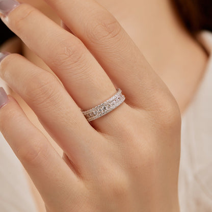 [Elowen Jewels]Delicate Colorful Round Cut Daily Ring