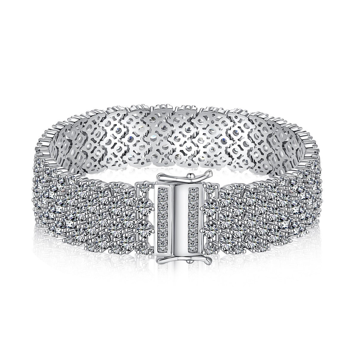 [Elowen Jewels]Ornate Elegant Round Cut Party Bracelet