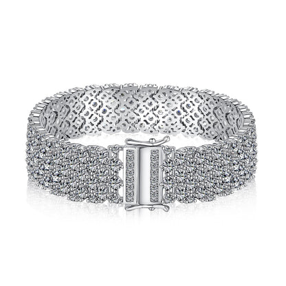 [Elowen Jewels]Ornate Elegant Round Cut Party Bracelet