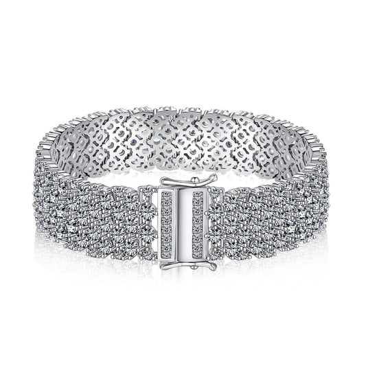 [Elowen Jewels]Ornate Elegant Round Cut Party Bracelet