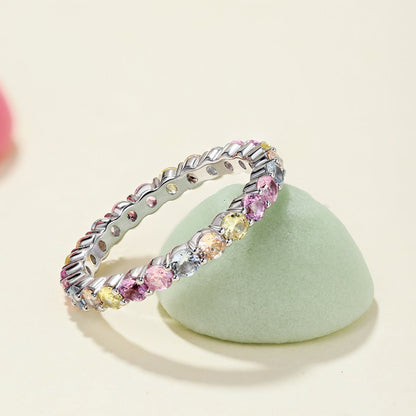 [Elowen Jewels]Dazzling Resplendent Round Cut Party Ring