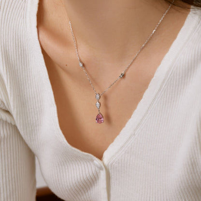 [Elowen Jewels]Dazzling Pear Cut Necklace