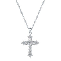[Elowen Jewel]Delicate Cross Shape Necklace