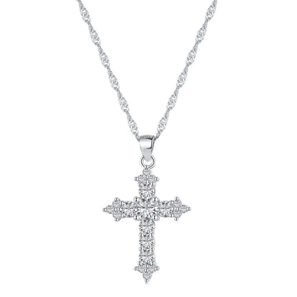 [Elowen Jewels]Delicate Cross Shape Necklace