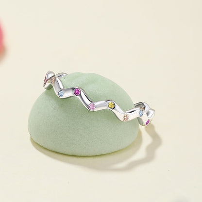 [Elowen Jewels]Ornate Vibrant Round Cut Daily Ring