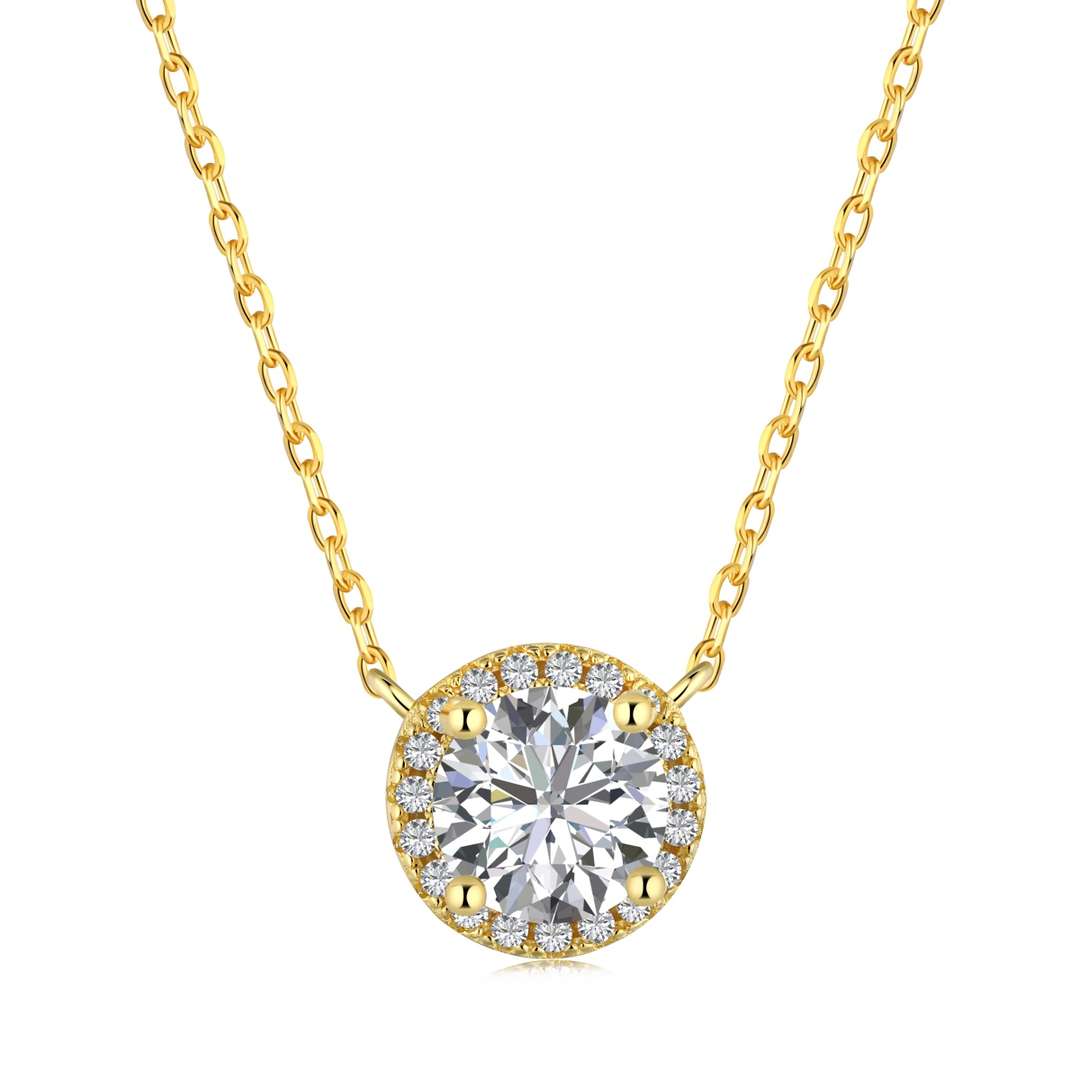 [Elowen Jewels]Luxurious Round Cut Necklace