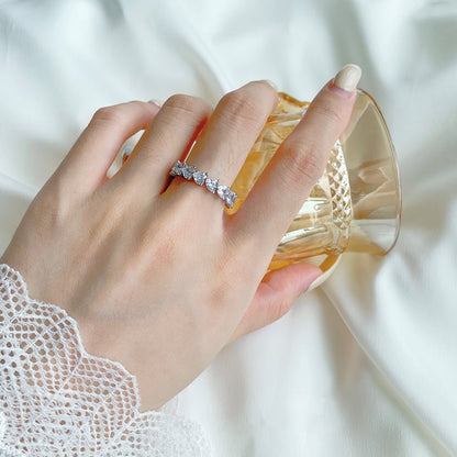 [Elowen Jewels]0.25 Carat Radiant Romance Heart Cut Lover Ring