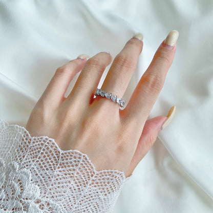 [Elowen Jewels]0.25 Carat Radiant Romance Heart Cut Lover Ring