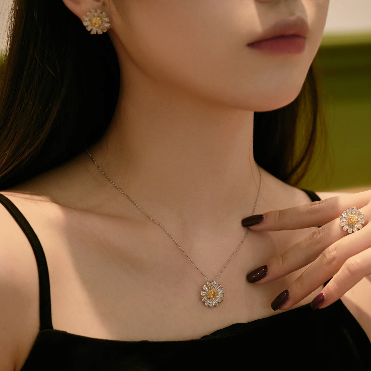 [Elowen Jewels]Exquisite Daisy Necklace