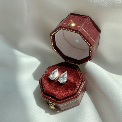 [Elowen Jewels]Ornate Water Drop Shape Earrings