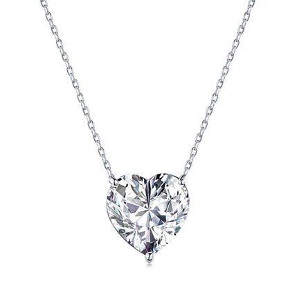 [Elowen Jewels]6.0 carat Radiant Heart Shape Necklace