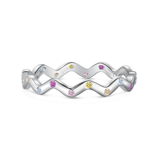 [Elowen Jewels]Ornate Vibrant Round Cut Daily Ring
