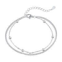 [Elowen Jewel]Delicate Bead Double Layer Bracelet