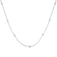 [Elowen Jewel]Small Bead Clavicle Chain Simple Necklace