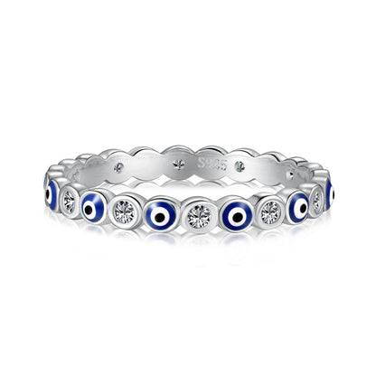 [Elowen Jewels]Sparkling Vibrant Round Shape Daily Ring