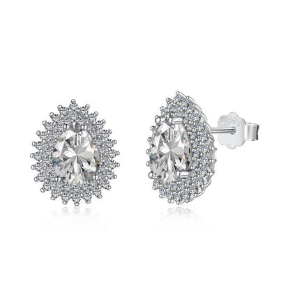 [Elowen Jewels]Delicate Gorgeous Pear Cut Daily Earrings