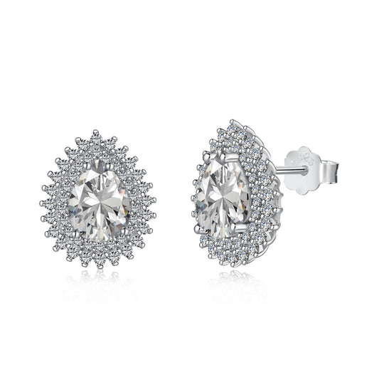 [Elowen Jewels]Delicate Gorgeous Pear Cut Daily Earrings