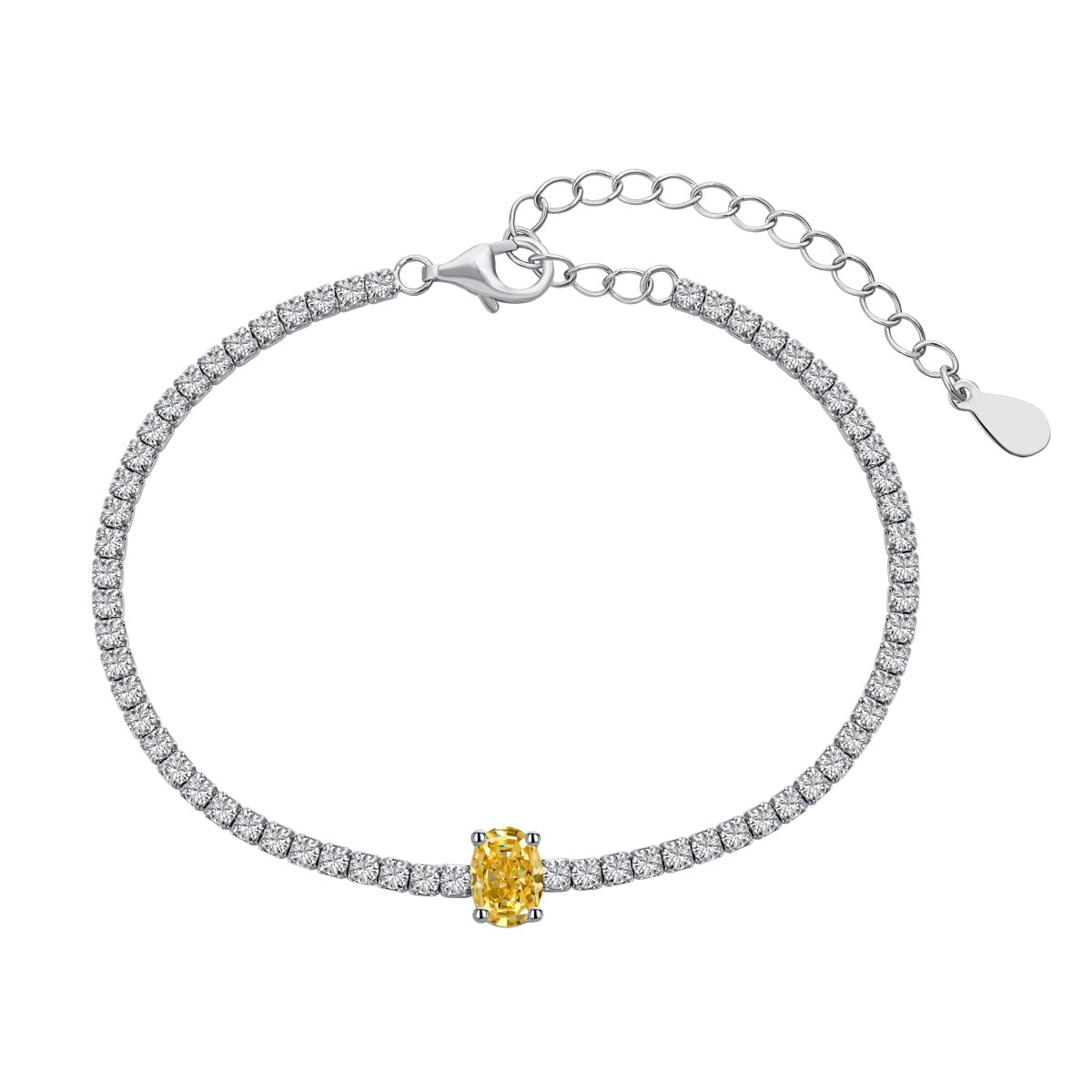 [Elowen Jewels]0.75 Carat Exquisite Oval Cut Daily Bracelet