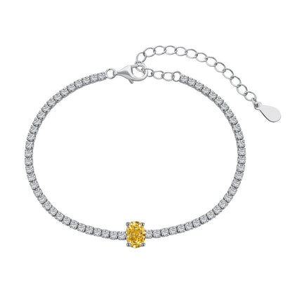 [Elowen Jewels]0.75 Carat Exquisite Oval Cut Daily Bracelet
