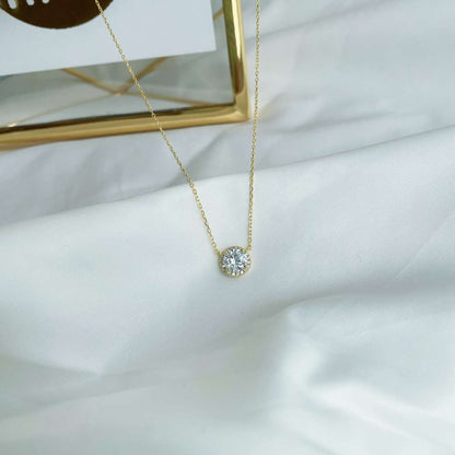 [Elowen Jewels]Luxurious Round Cut Necklace