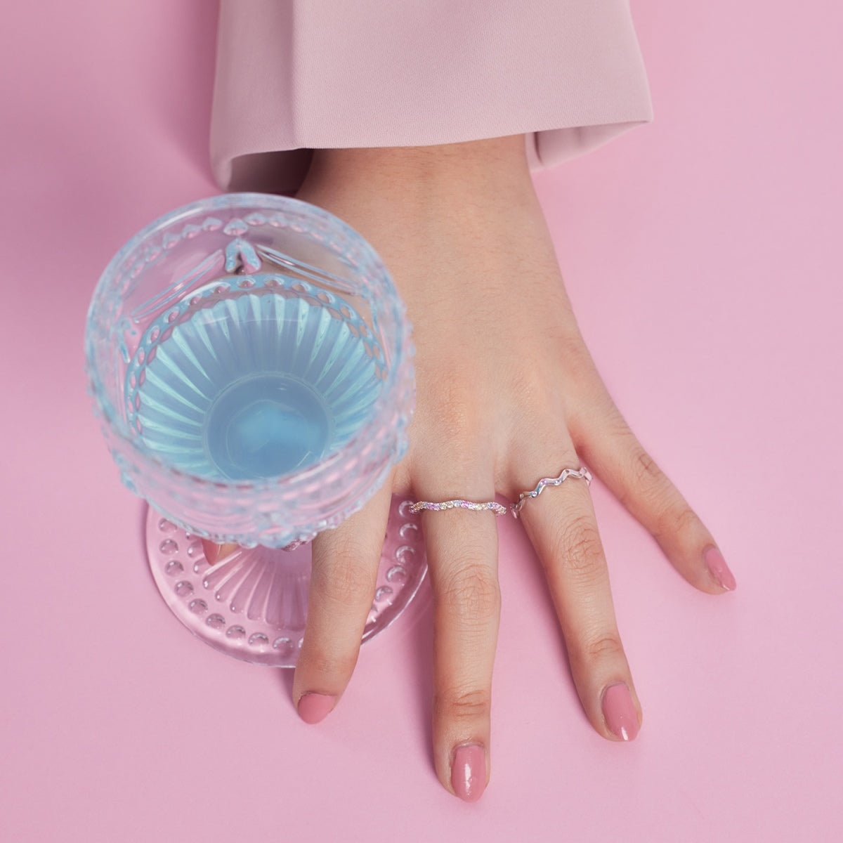 [Elowen Jewels]Ornate Vibrant Round Cut Daily Ring