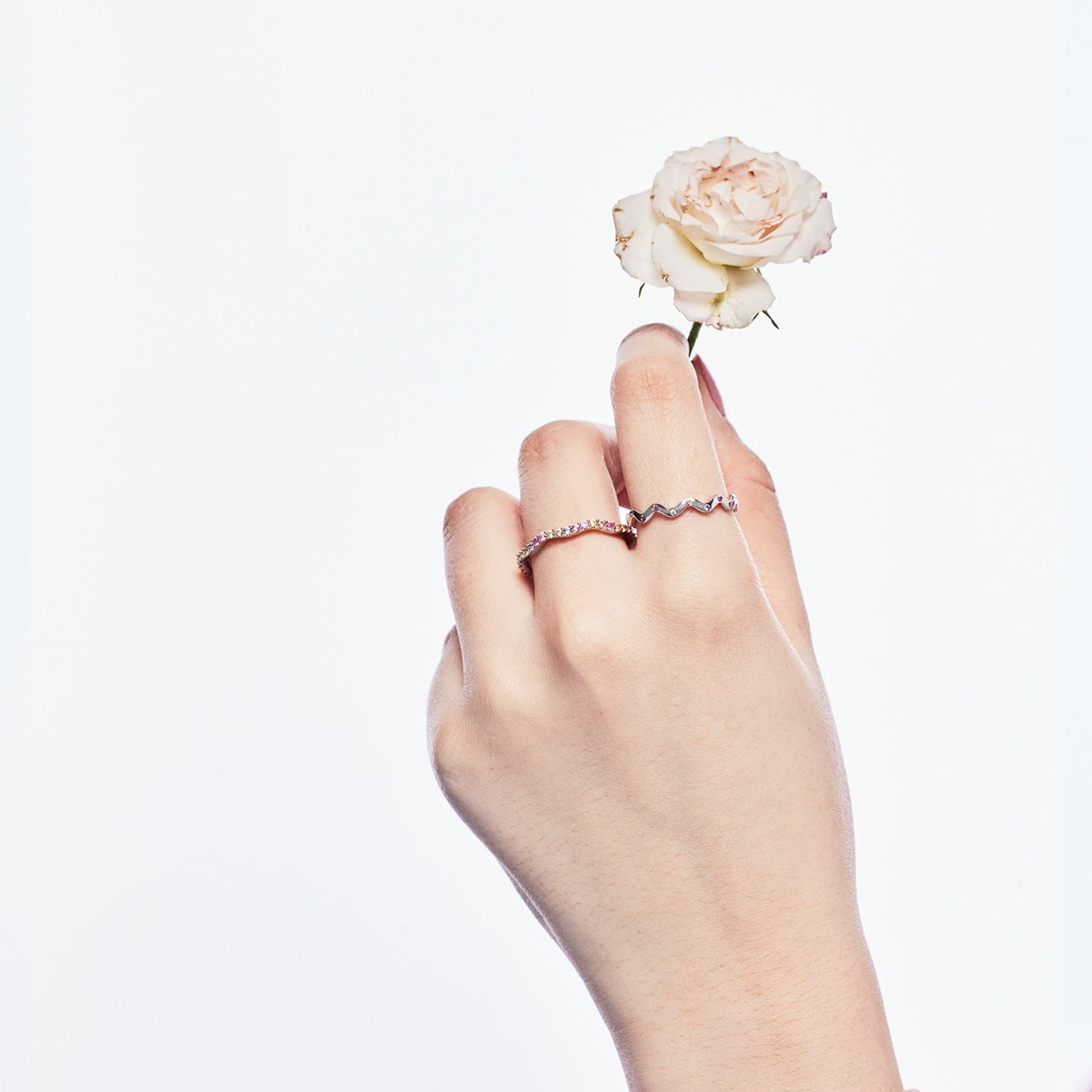 [Elowen Jewels]Ornate Vibrant Round Cut Daily Ring