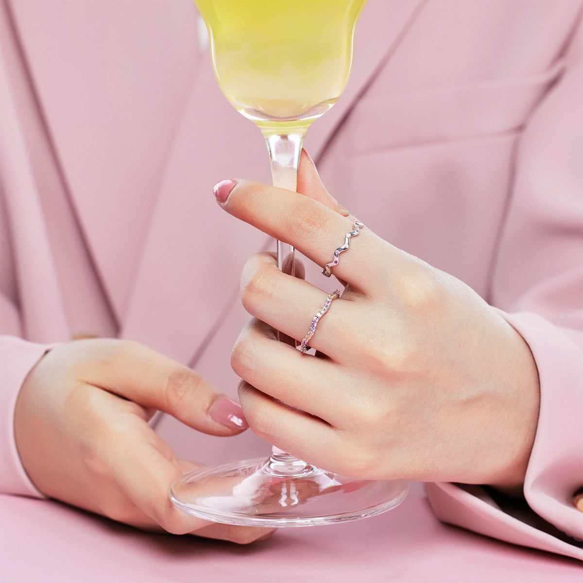 [Elowen Jewels]Ornate Vibrant Round Cut Daily Ring