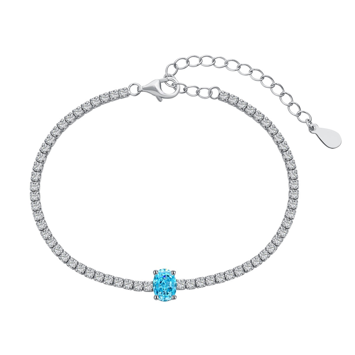 [Elowen Jewels]0.75 Carat Exquisite Oval Cut Daily Bracelet